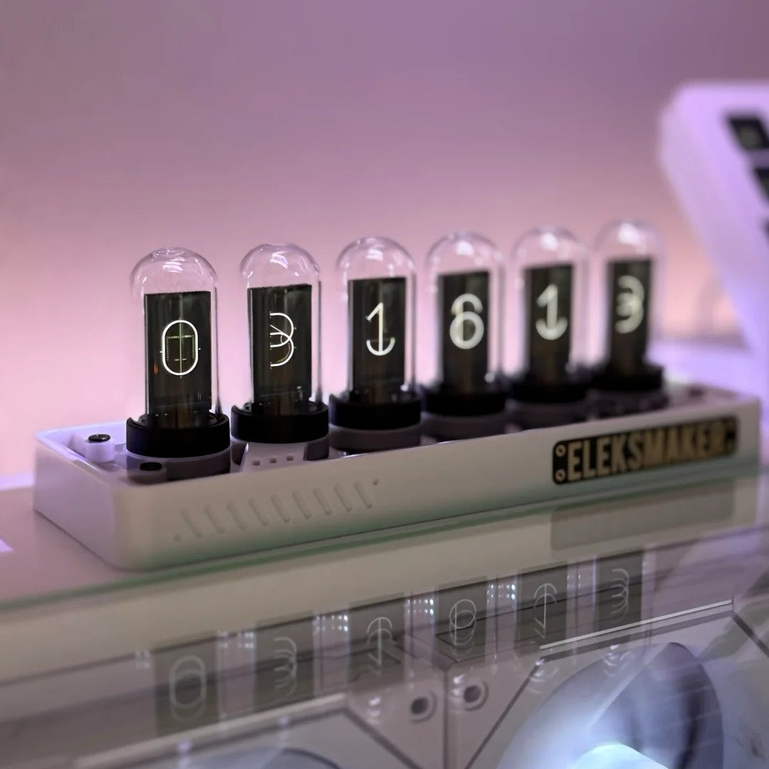 PR3 - Digital Clock with Nixie Tube Aesthetic