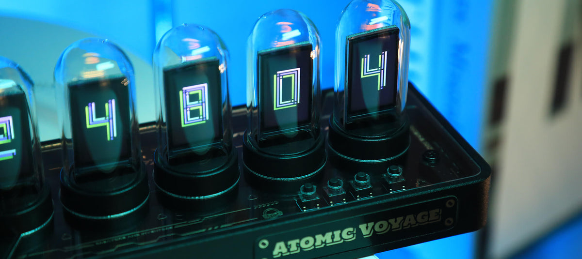 Atomic Voyage PRO Digital Clock - Nixie Tube Clock