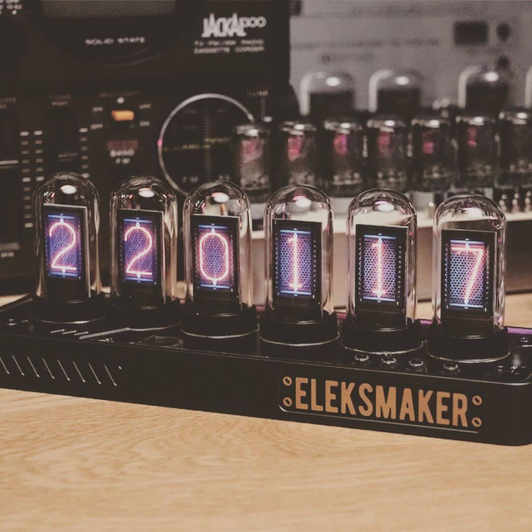 Atomic Voyage PRO Digital Clock - Nixie Tube Clock