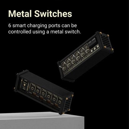 USB Data Hub with Individual LED Power Switches