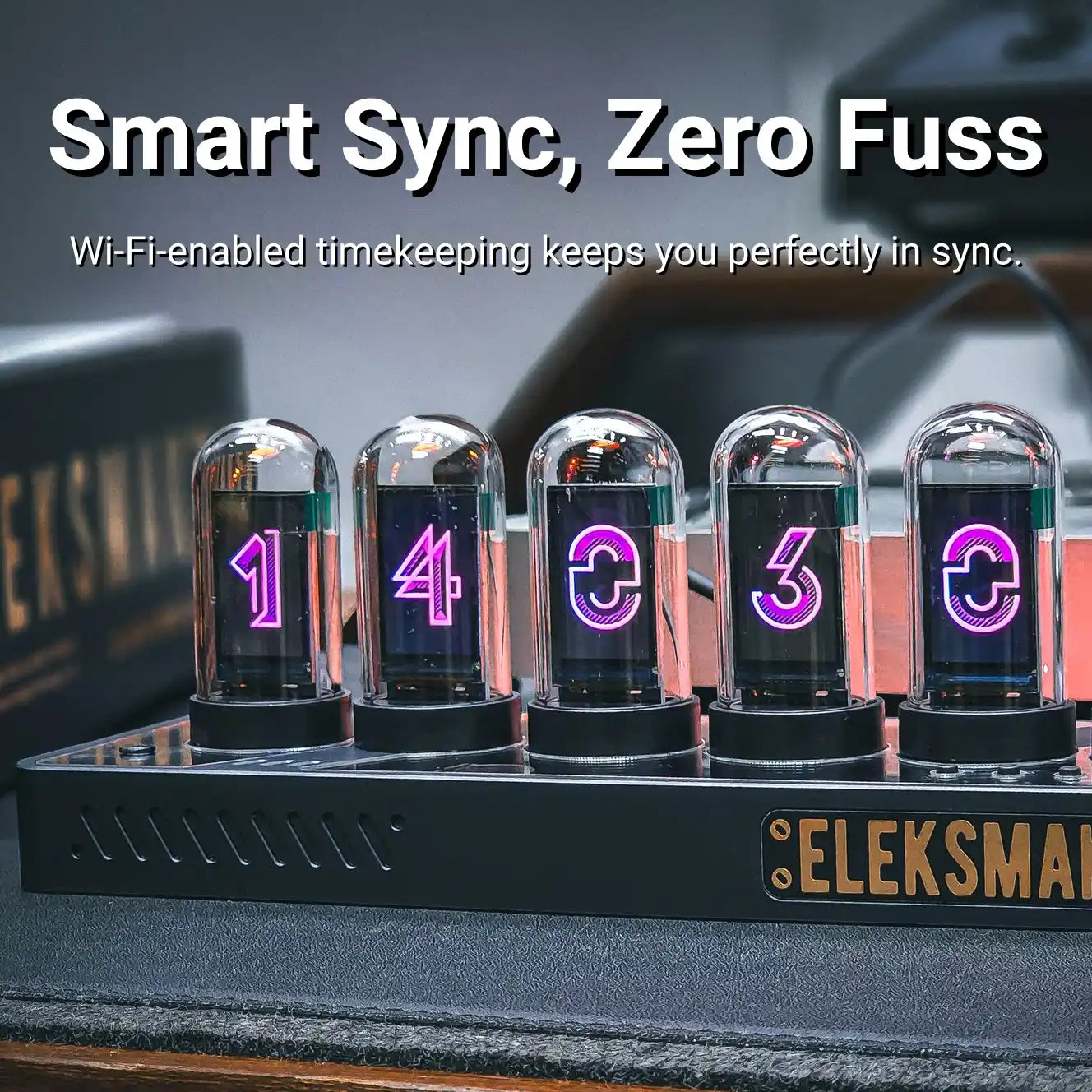 Atomic Voyage PRO Digital Clock - Nixie Tube Clock