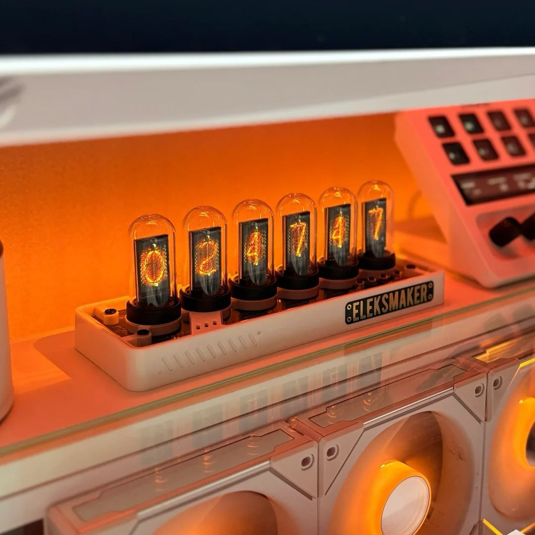 PR3 - Digital Clock with Nixie Tube Aesthetic