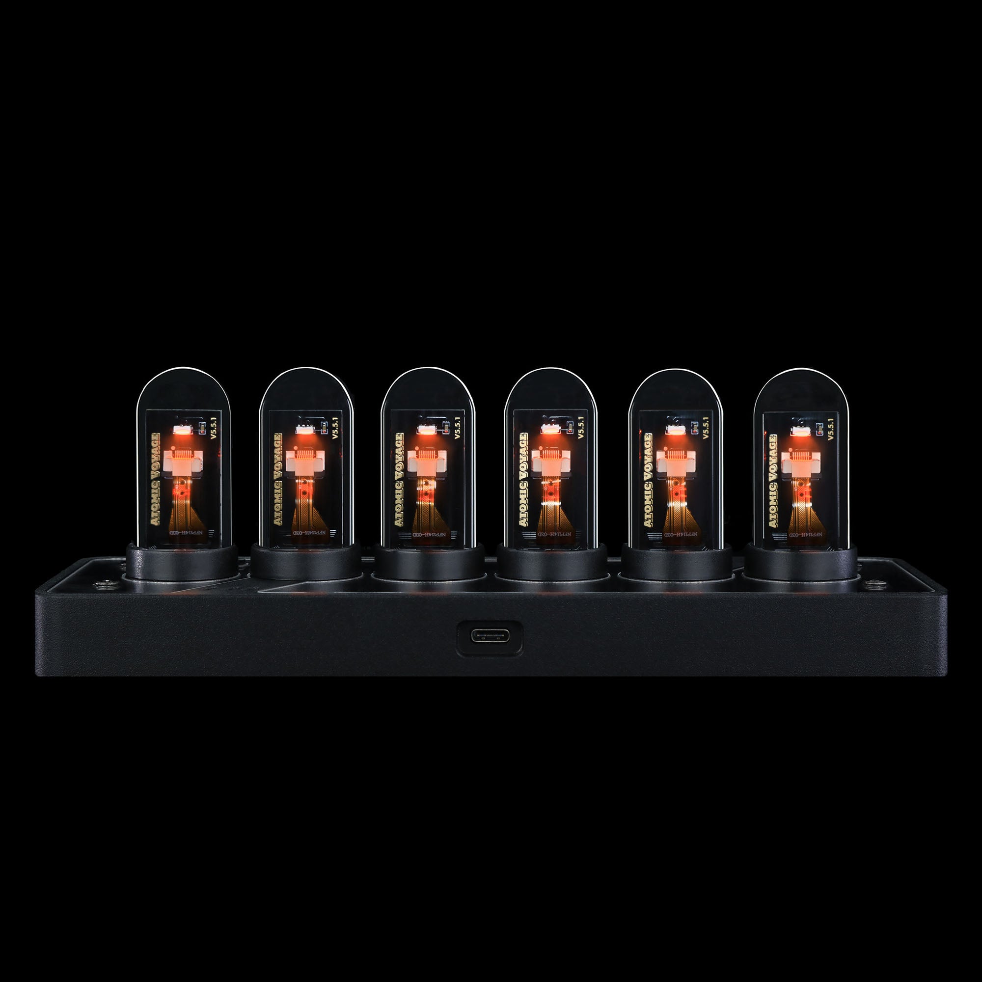 Atomic Voyage PRO Digital Clock - Nixie Tube Clock