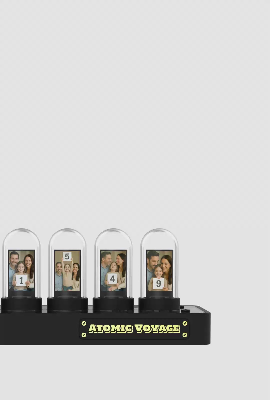 Atomic Voyage PRO Digital Clock - Nixie Tube Clock